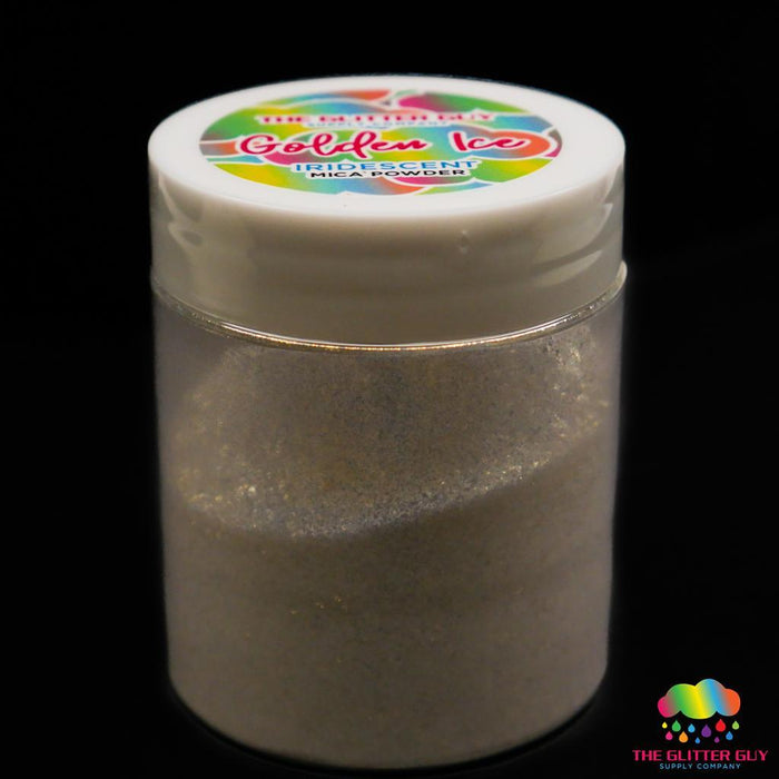Iridescent Series Mica Powder - Golden Ice | Mica Powder from The Glitter Guy