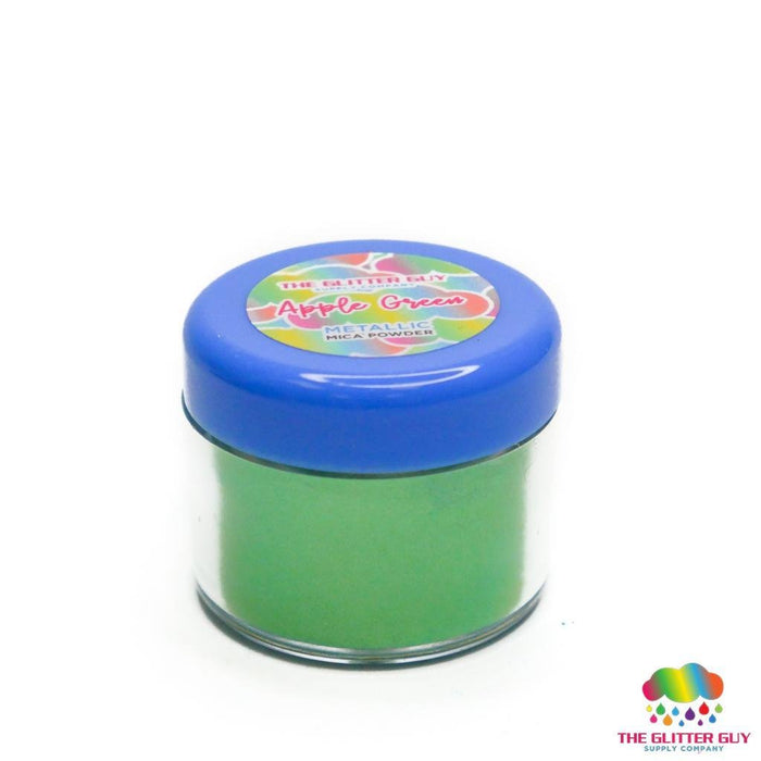Metallic Series Mica Powder - Apple Green | Mica Powder from The Glitter Guy