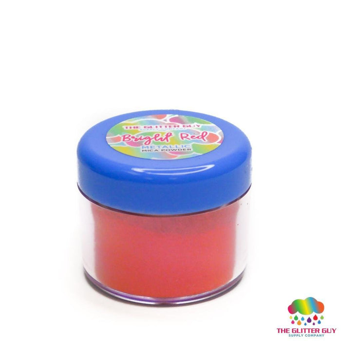 Metallic Series Mica Powder - Bright Red | Mica Powder from The Glitter Guy