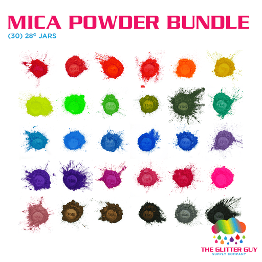 Mica Powder Complete Set 1 (28g Jars) | Mica Powder from The Glitter Guy