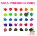Mica Powder Complete Set 1 (28g Jars) | Mica Powder from The Glitter Guy