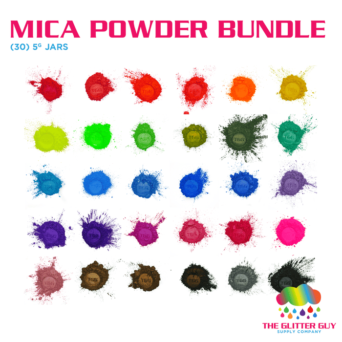 Mica Powder Complete Set 1 (5g Jars) | Mica Powder from The Glitter Guy