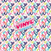 Printed Vinyl - Colorful Sketch Hearts | Printed Vinyl from The Glitter Guy