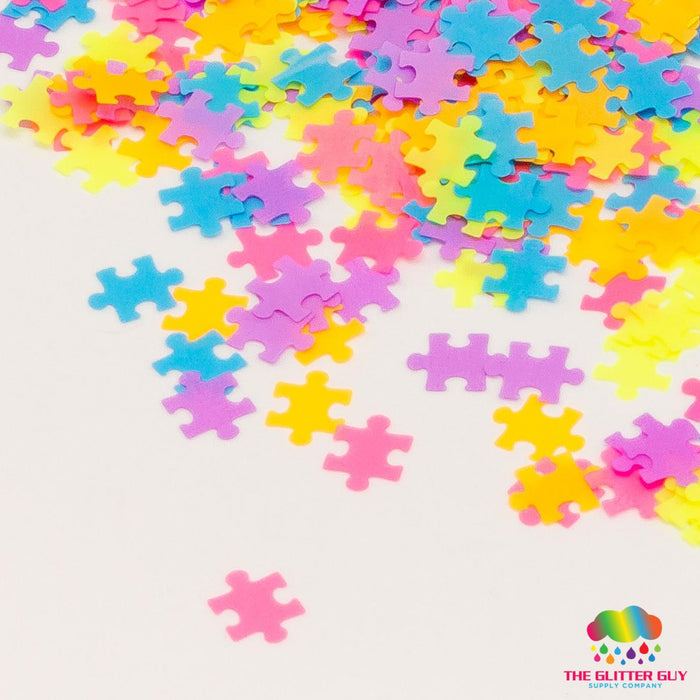 Puzzl'd | Glitter Shape from The Glitter Guy