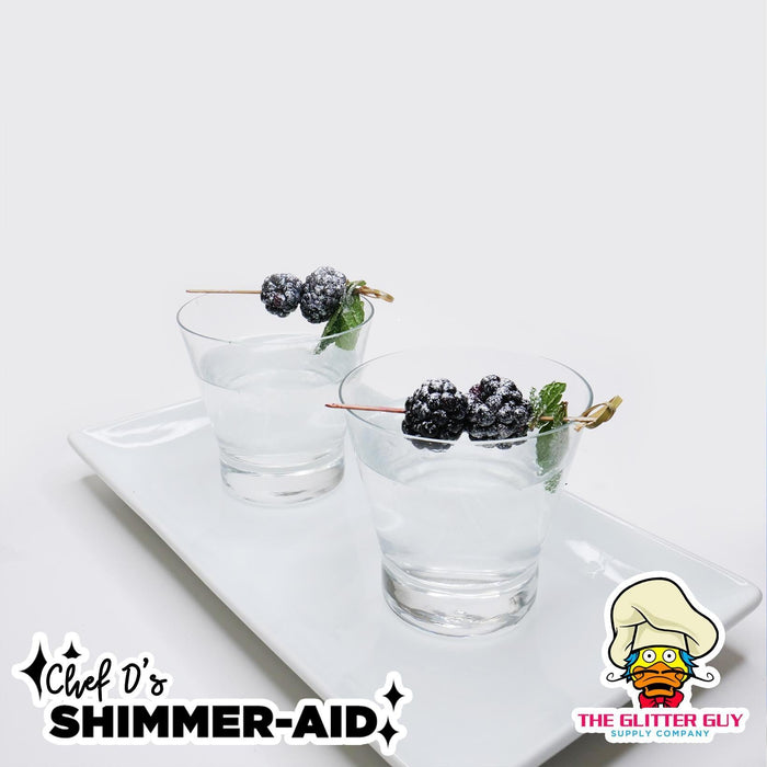 Shimmer - aid Edible Glitter (Silver) Original PEARL | Edible from The Glitter Guy