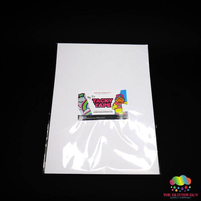 Tacky Tape [(10) 12" x 17" Double - Sided Adhesive Sheets Sheets Per Pack ] | Adhesive from The Glitter Guy