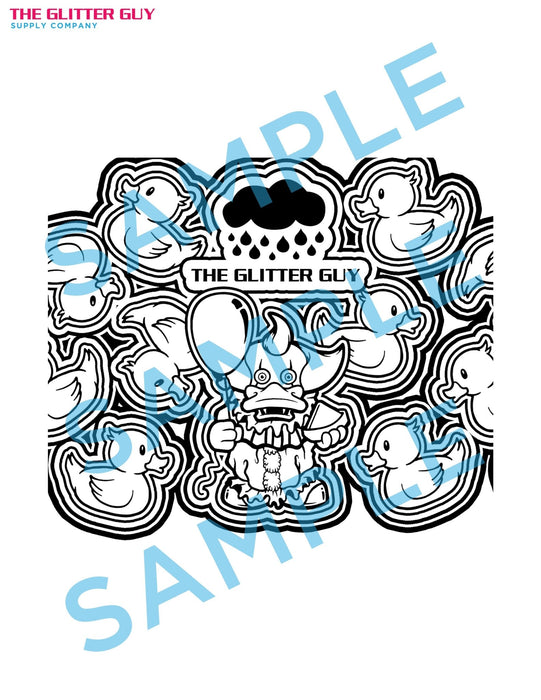 TGG Burst Design (Duncan Custom Airbrush) | Digital Download from The Glitter Guy